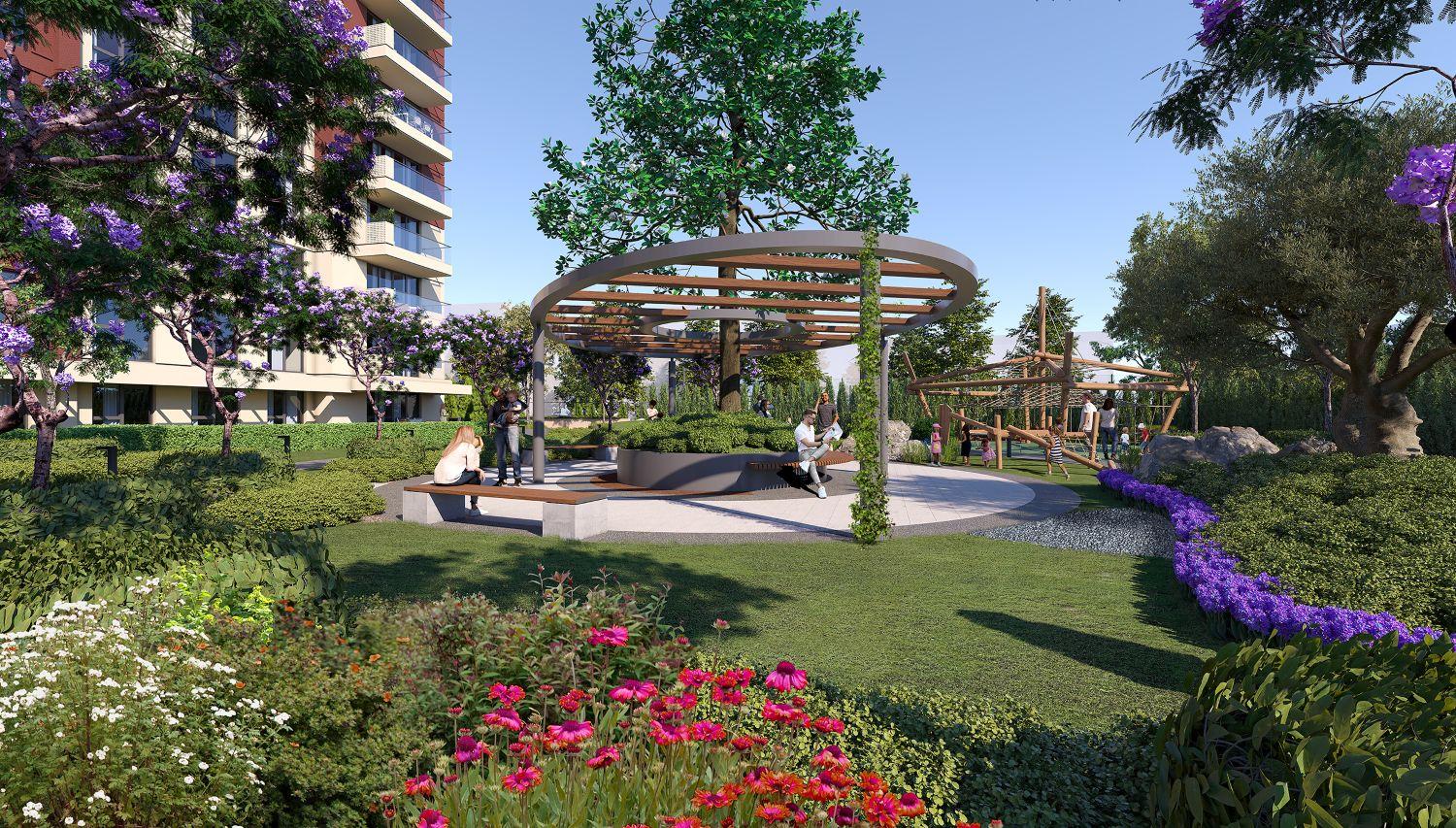 Luxury 2+1 Apartment Steps from Metro in Hayat City Mahmutbey - Eligible for Citizenship