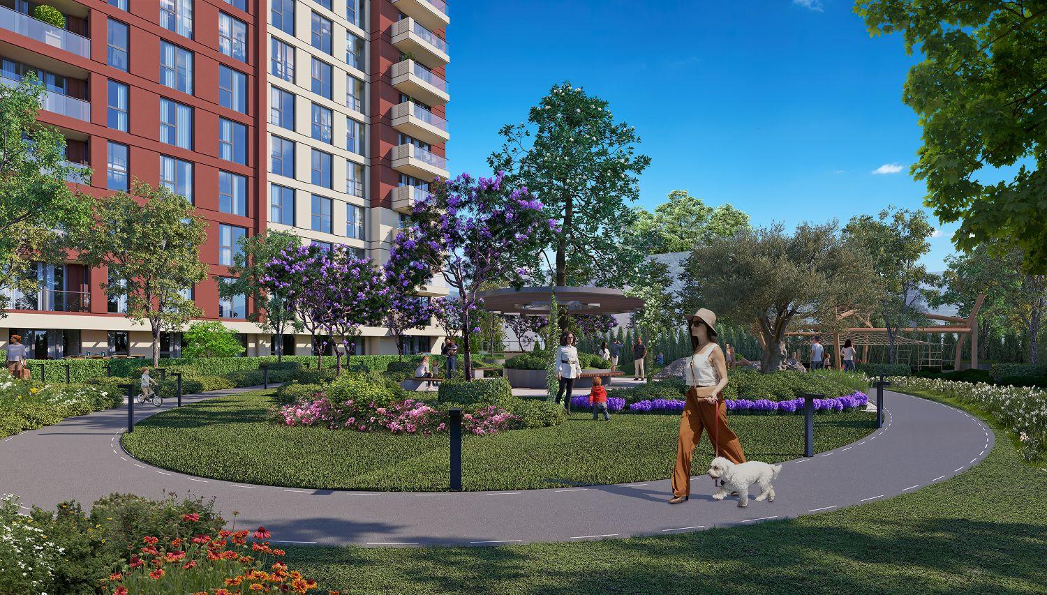 Luxury 2+1 Apartment Steps from Metro in Hayat City Mahmutbey - Eligible for Citizenship