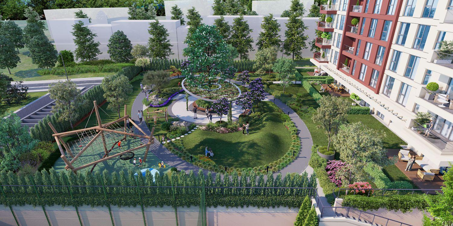 Luxury 2+1 Apartment Steps from Metro in Hayat City Mahmutbey - Eligible for Citizenship