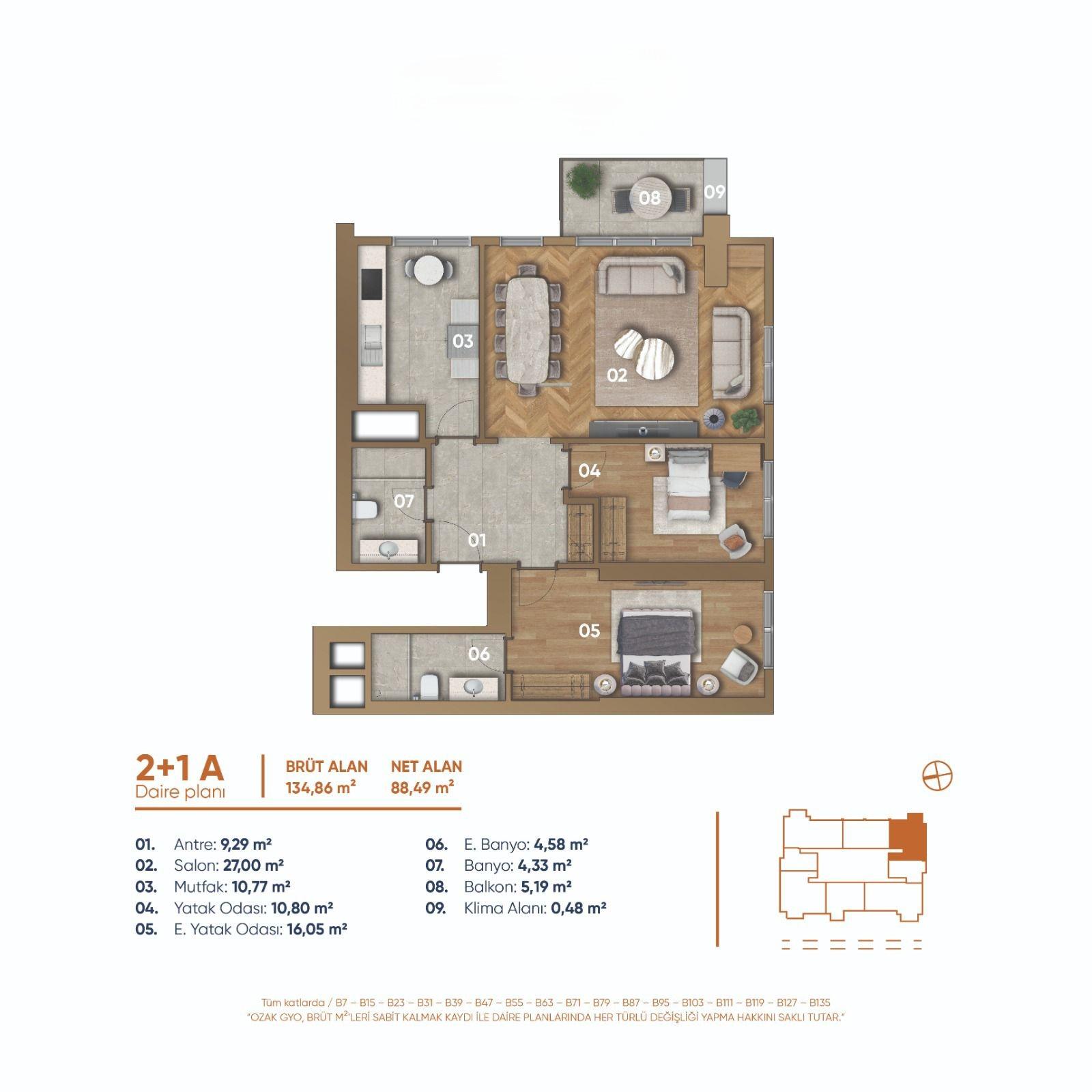 Luxury 2+1 Apartment Steps from Metro in Hayat City Mahmutbey - Eligible for Citizenship
