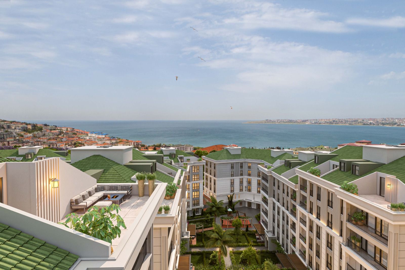 Büyükçekmece'de Satılık 2 Yatak Odalı Daire