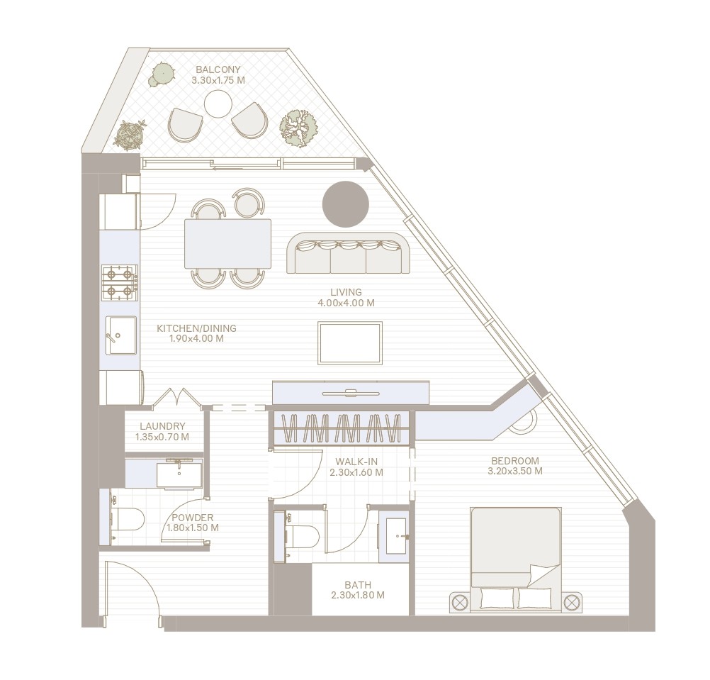 Ivy at ParkFive - 1 Bedroom Apartment