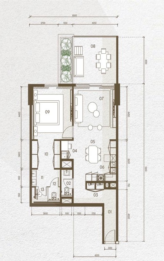 Keturah Reserve - 1 Bedroom Apartment