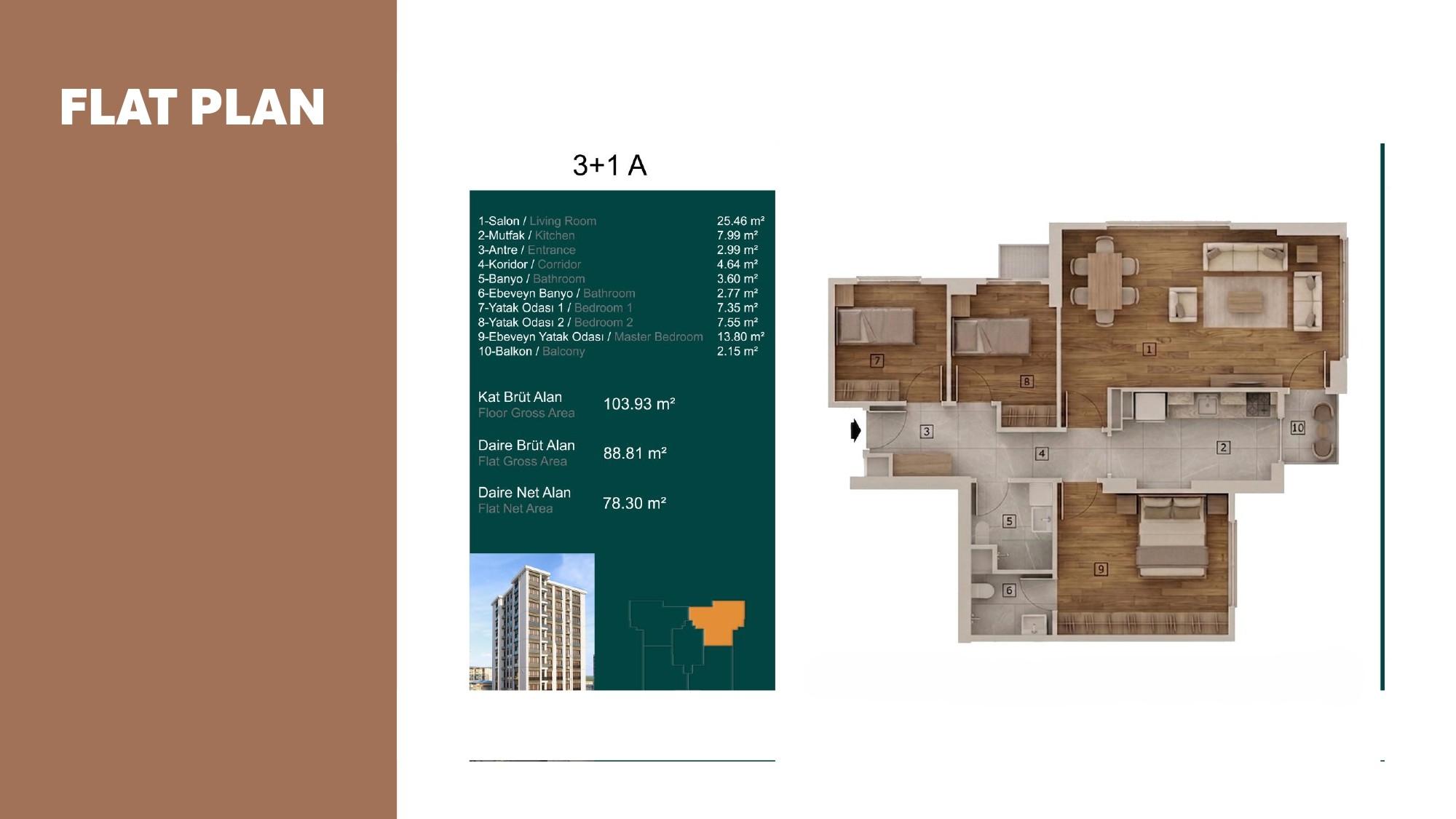 Kotan Beyaz Köşk: Luxury 3+1 Apartment - Suitable for Citizenship