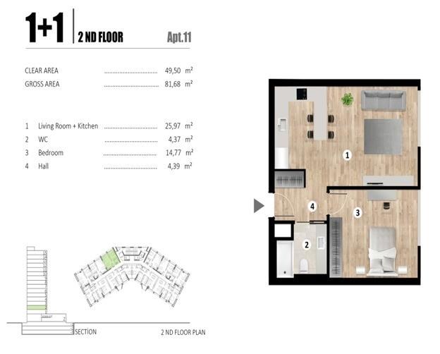 Lania Residence: Luxury 1+1 & 2+1 Apartments in Mahmutbey - Suitable for Citizenship