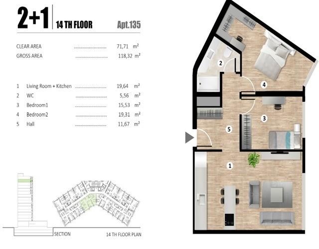 Lania Residence: Luxury 1+1 & 2+1 Apartments in Mahmutbey - Suitable for Citizenship