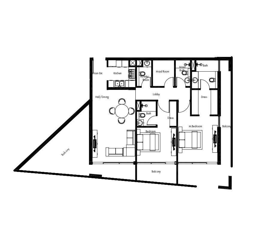 Lateral One - 2 Bedroom Apartment - Luxury Apartments for Sale in DLRC Dubai