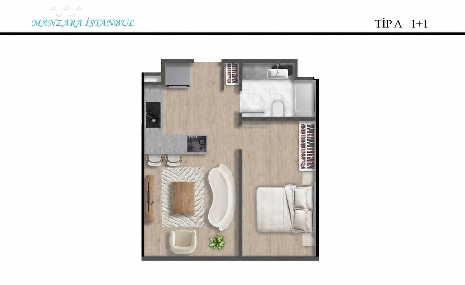Manzara Istanbul: Luxury 1+1 & 2+1 Apartments in Kağıthane - Suitable for Citizenship