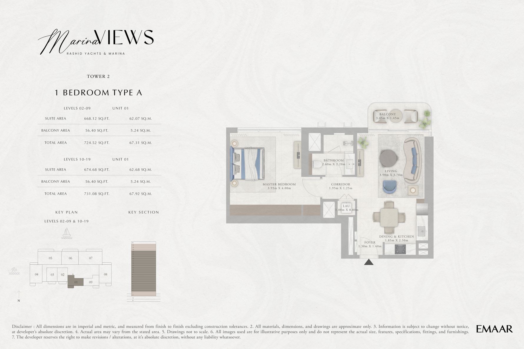 Marina Vıews -1 Bedroom Apartment