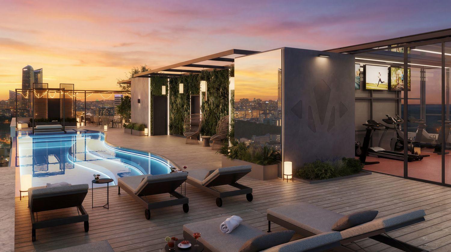 Maslak Dream: Luxury 1+1 Apartment in Sariyer - Suitable for Citizenship