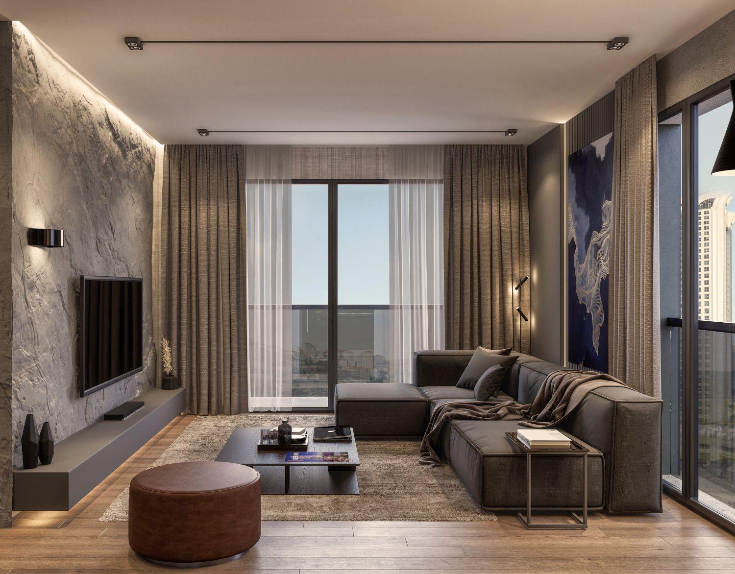 Maslak Dream: Luxury 1+1 Apartment in Sariyer - Suitable for Citizenship