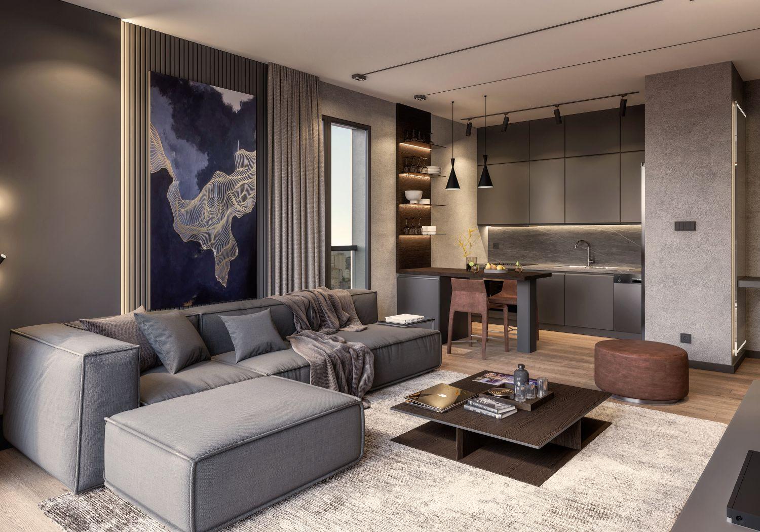 Maslak Dream: Luxury 1+1 Apartment in Sariyer - Suitable for Citizenship