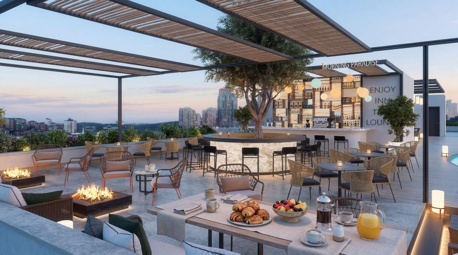 Maslak Dream: Luxury 1+1 Apartment in Sariyer - Suitable for Citizenship