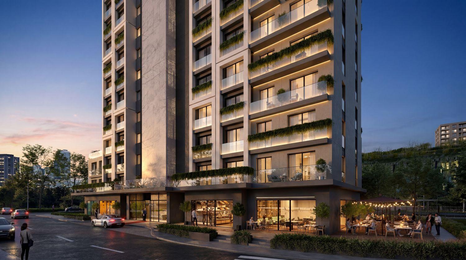 Maslak Dream: Luxury 1+1 Apartment in Sariyer - Suitable for Citizenship
