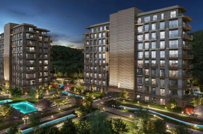 Luxury 1+1 Apartment with Belgrade Forest View in Maslak Koru Project - Eligible for Citizenship