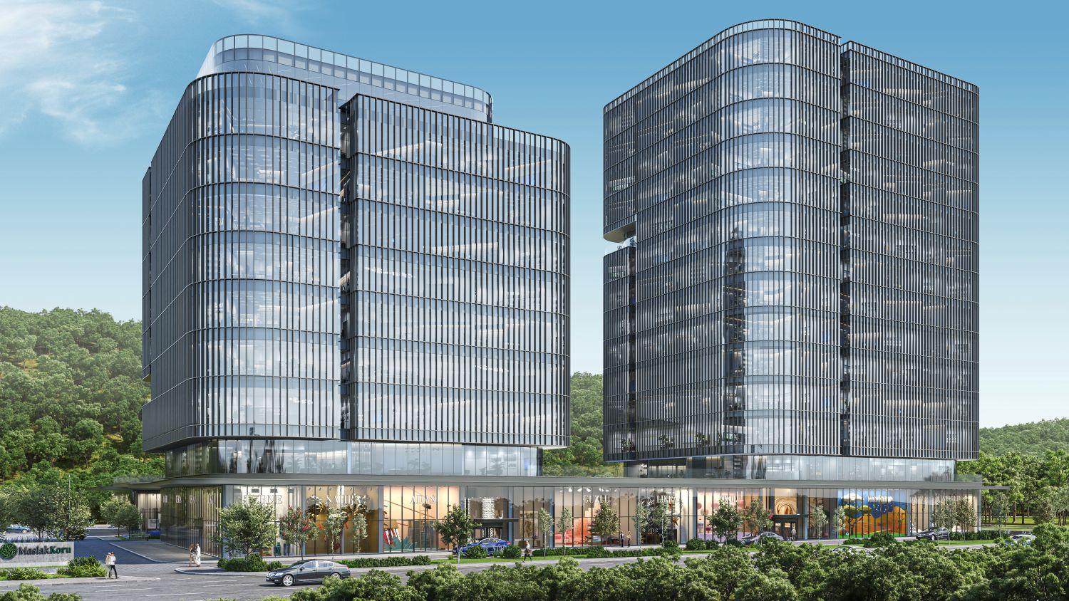 Luxury 1+1 Apartment with Belgrade Forest View in Maslak Koru Project - Eligible for Citizenship