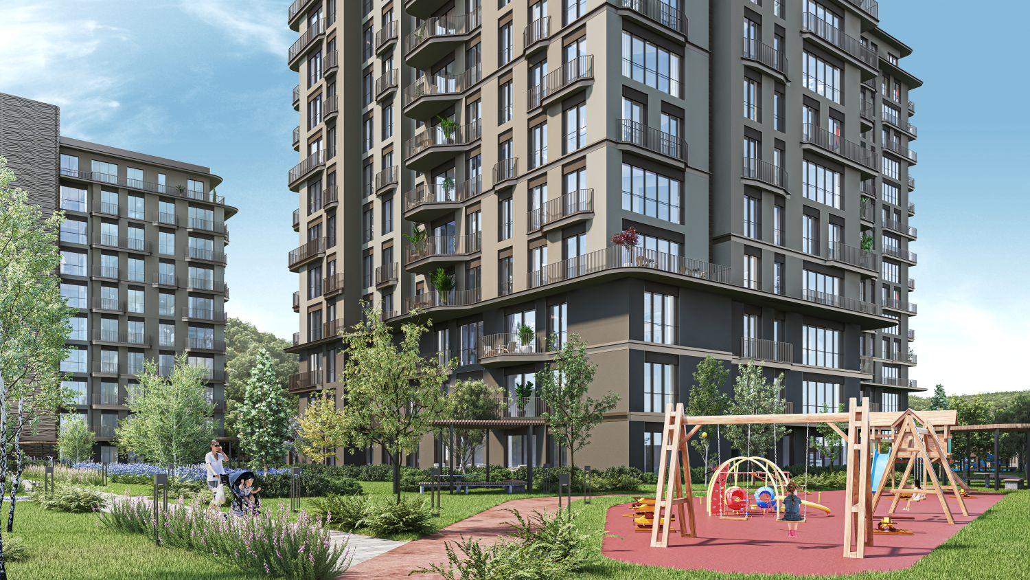 Luxury 1+1 Apartment with Belgrade Forest View in Maslak Koru Project - Eligible for Citizenship