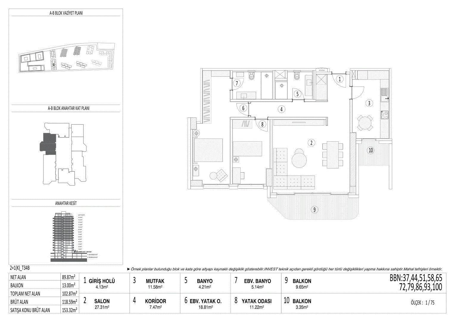 Luxury 2+1 Apartment with Belgrade Forest View in Maslak Koru Project - Closed Kitchen - Eligible for Citizenship