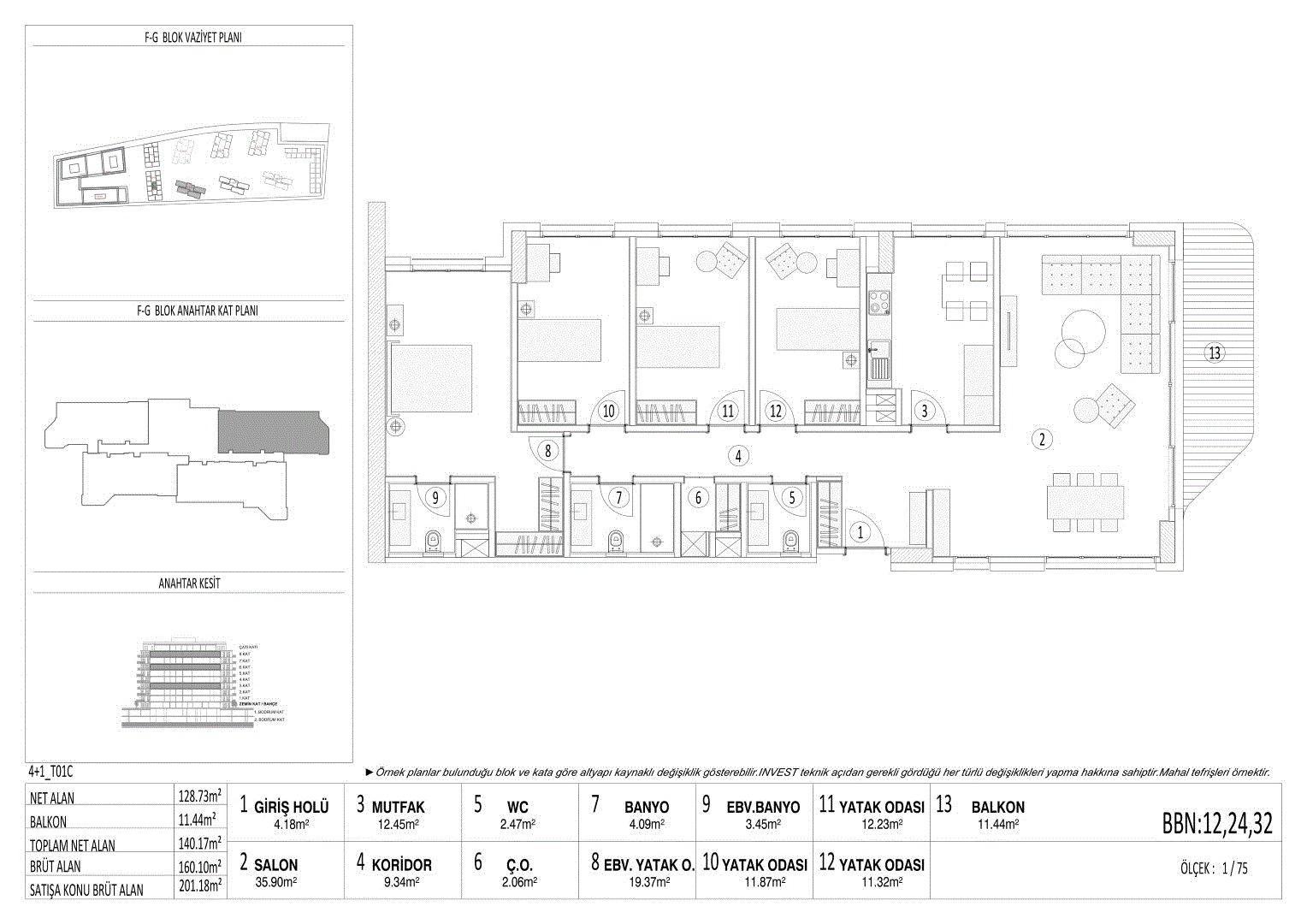 Luxury 4+1 Apartment with Belgrade Forest View in Maslak Koru Project - Closed Kitchen - Suitable for Citizenship