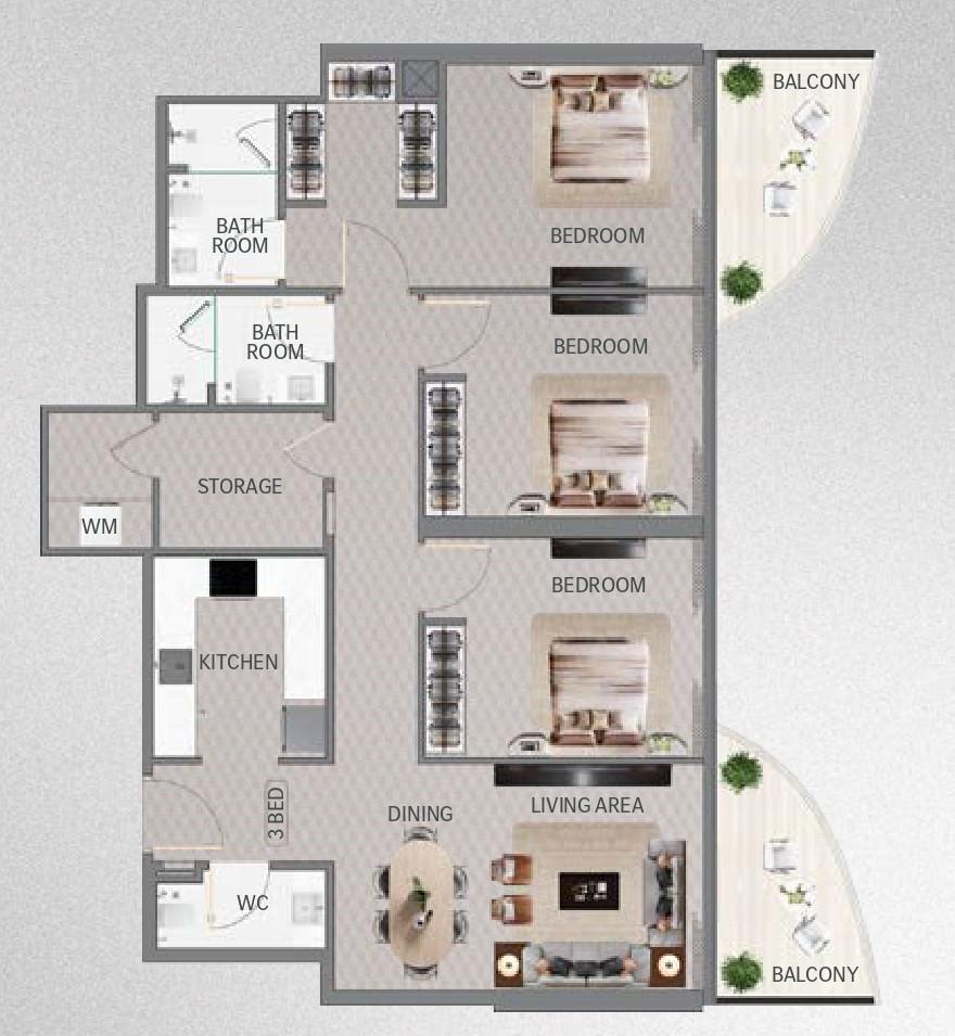 Mercedes-Benz Places Binghatti City Maybach - 3 Bedroom Apartment - Luxury Living and Investment in Nad Al Sheba