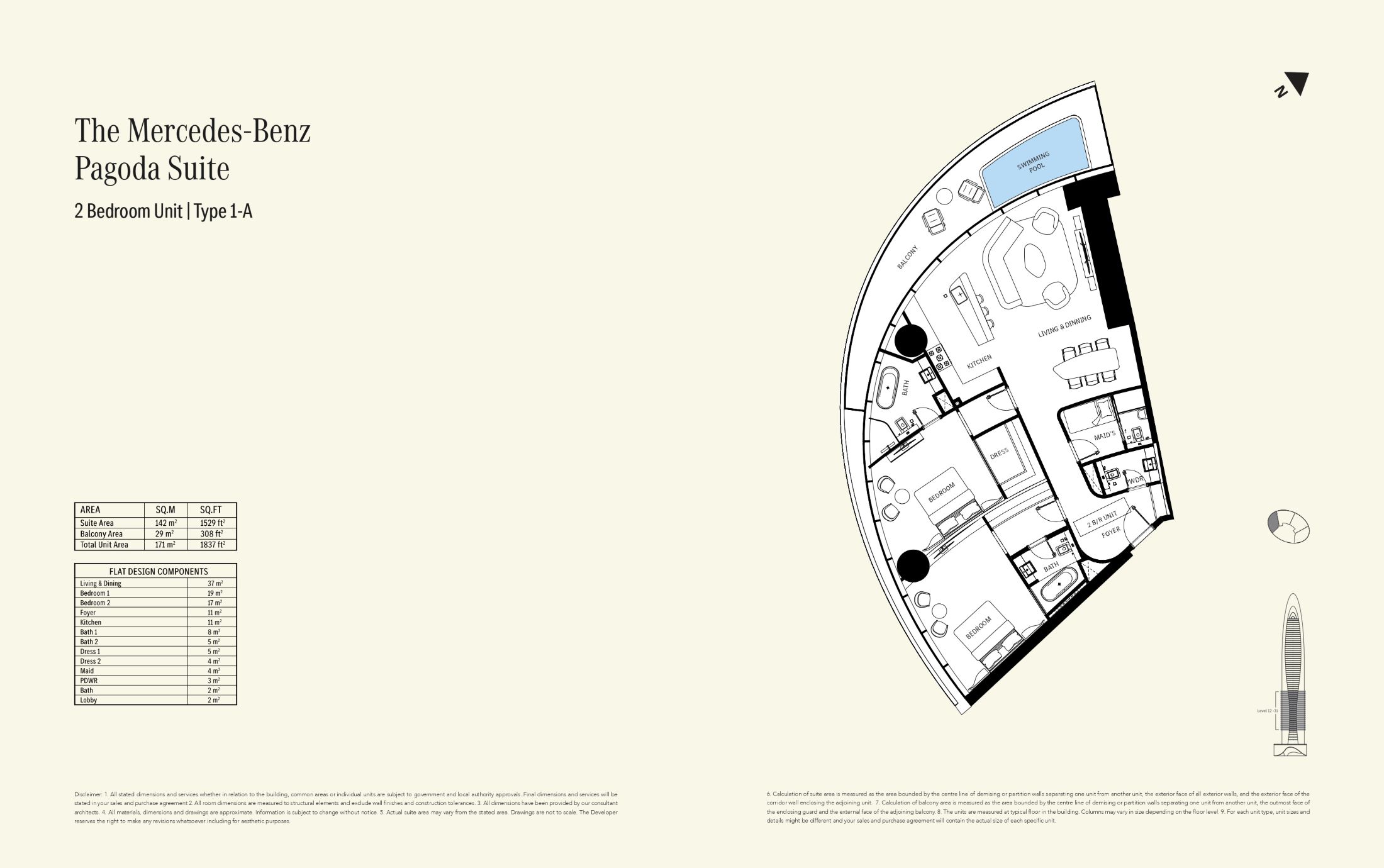 Mercedes-Benz Places -2 Bedroom Places