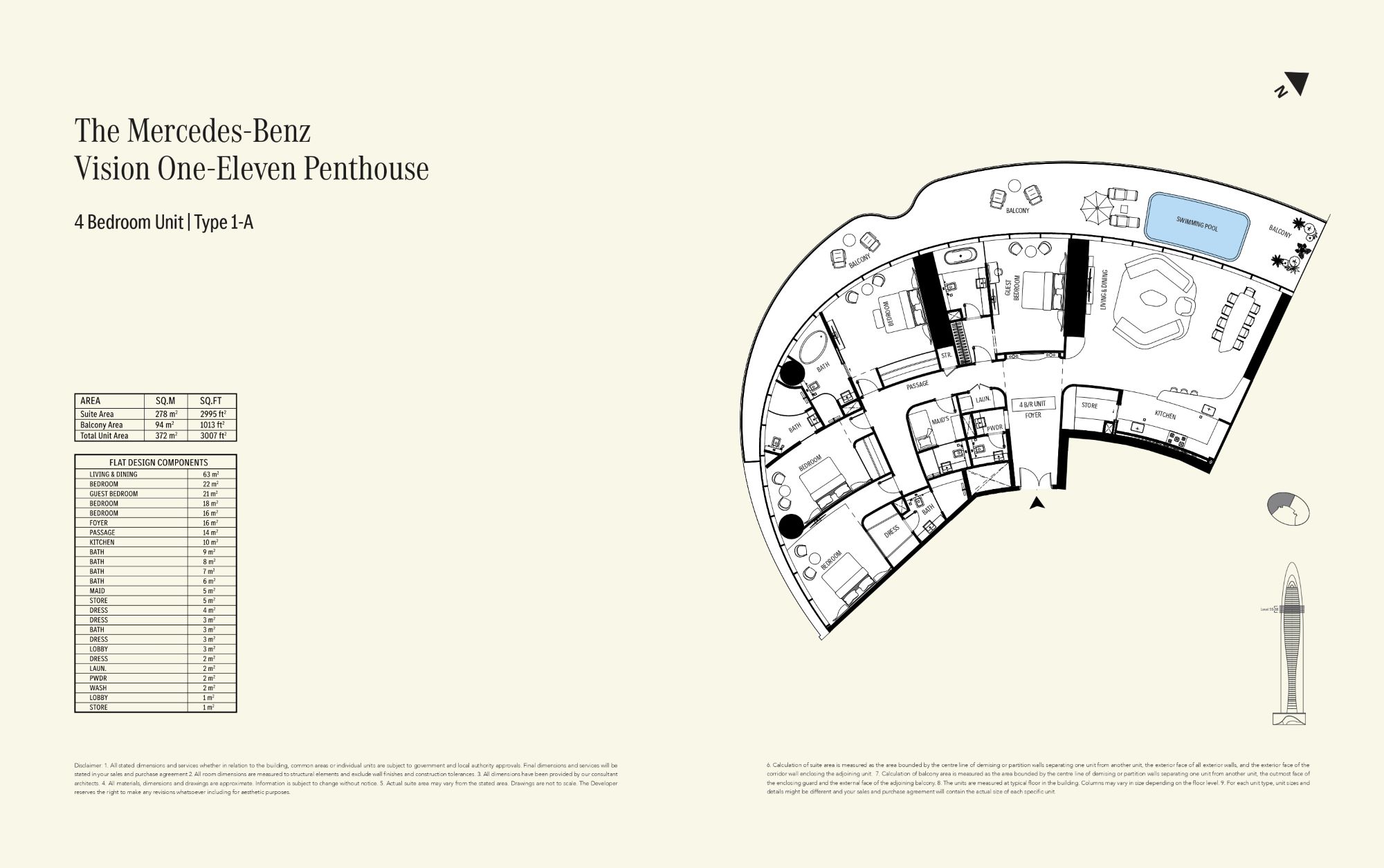 Mercedes-Benz Places -4 Bedroom Places