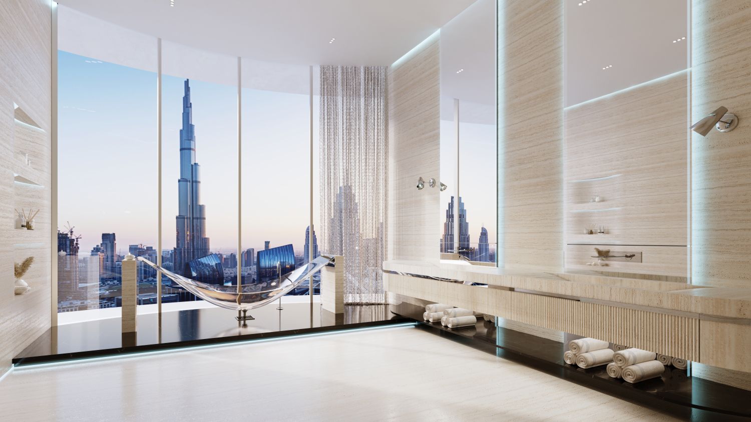 Binghatti Mercedes-Benz Places - 2 Bedroom Apartment + Maid Room + Pool