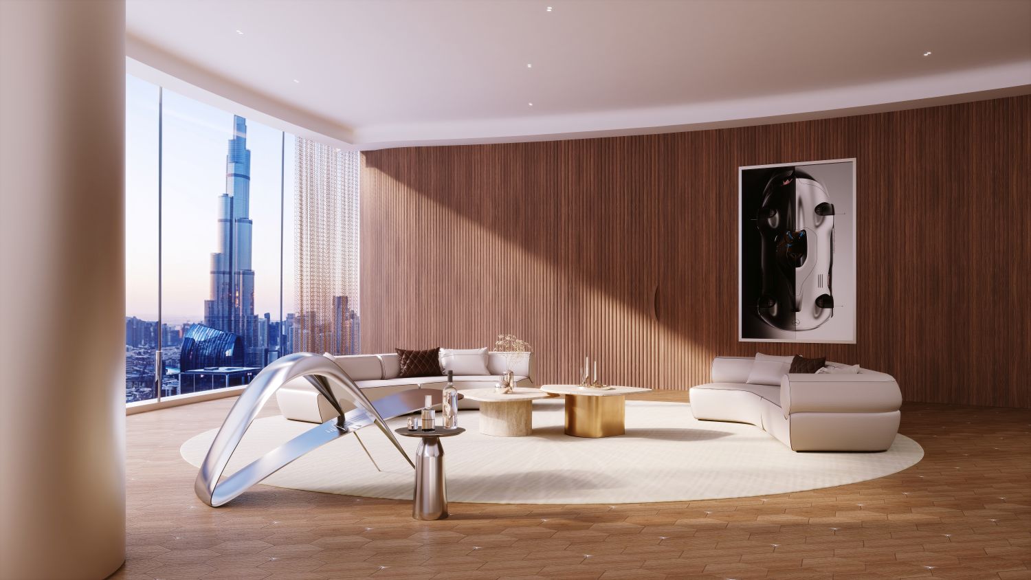 Binghatti Mercedes-Benz Places - 2 Bedroom Apartment + Maid Room + Pool