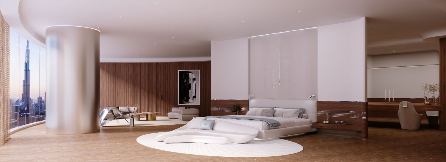 Binghatti Mercedes-Benz Places - 2 Bedroom Apartment + Maid Room + Pool