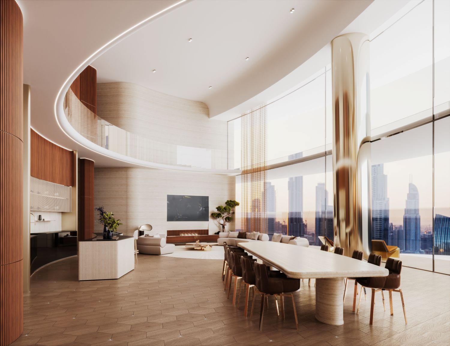 Binghatti Mercedes-Benz Places - 2 Bedroom Apartment + Maid Room + Pool