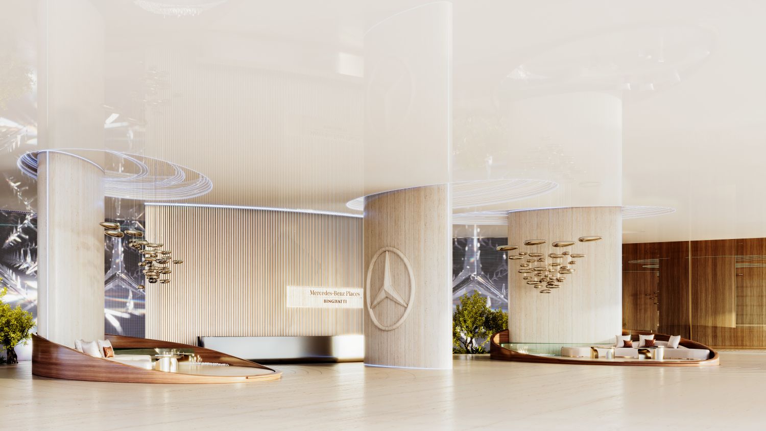 Binghatti Mercedes-Benz Places - 2 Bedroom Apartment + Maid Room + Pool