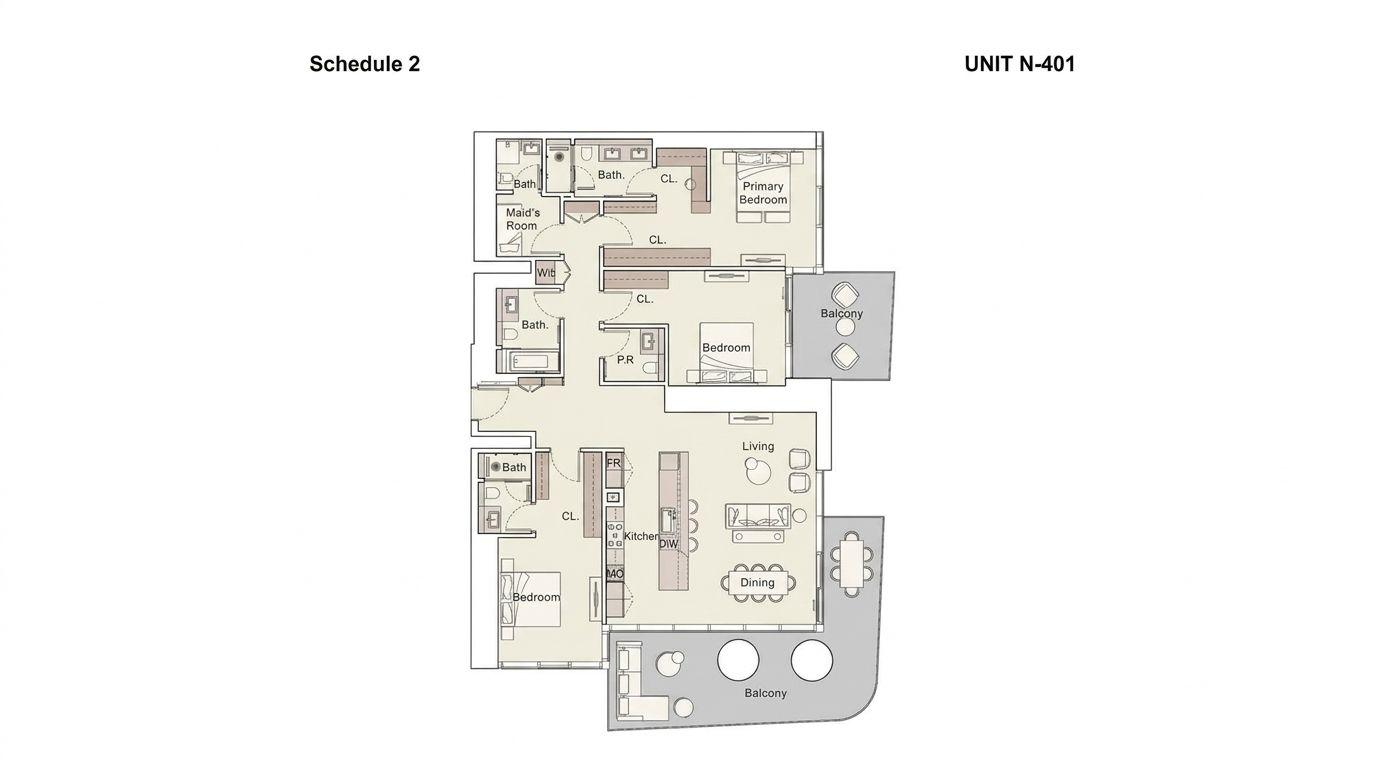 Mercer House - 3 Bedroom Apartment - Luxury Residences Near the Metro in Uptown Dubai