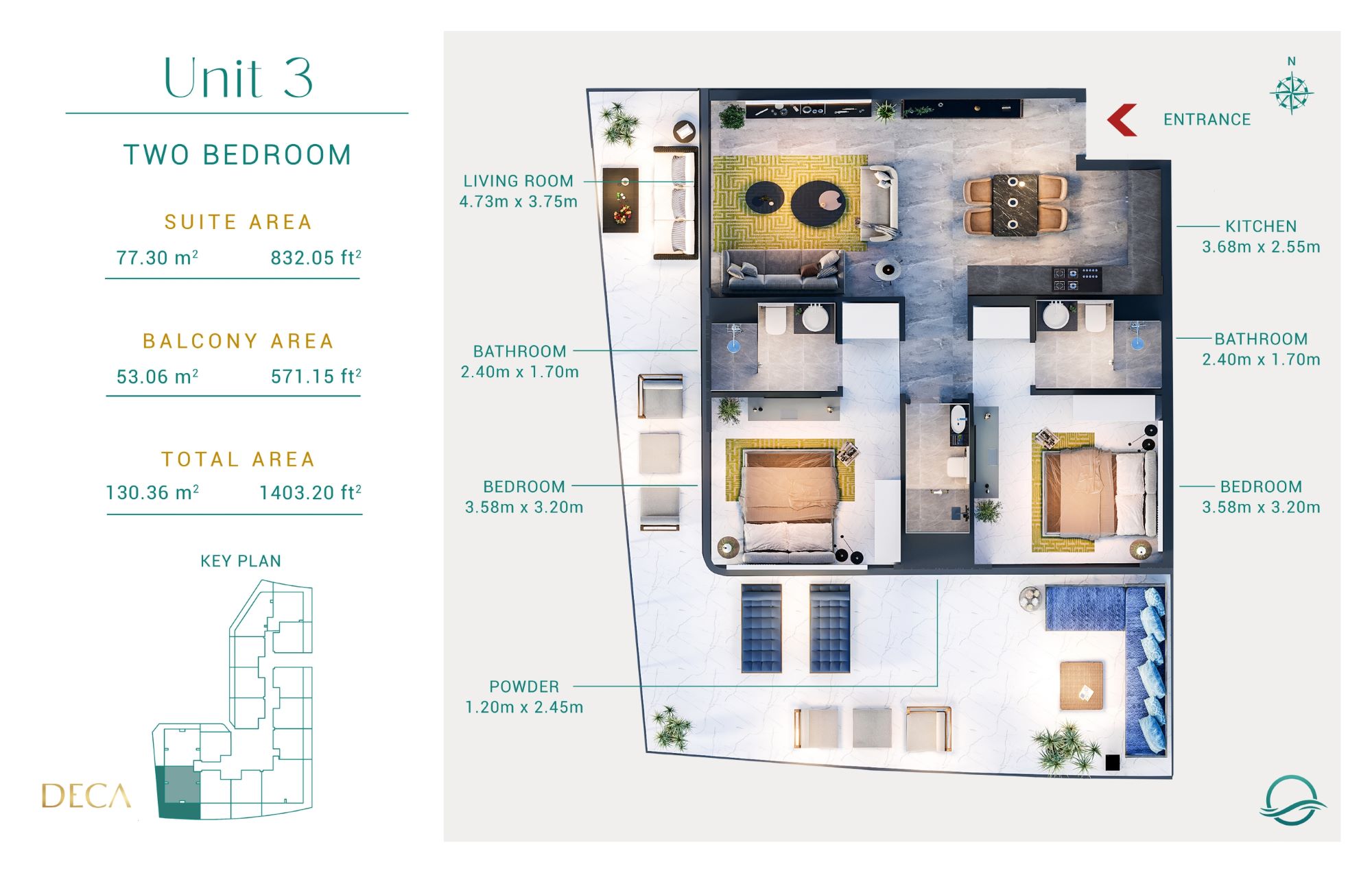 Milos Residences - 2 Bedroom Apartment