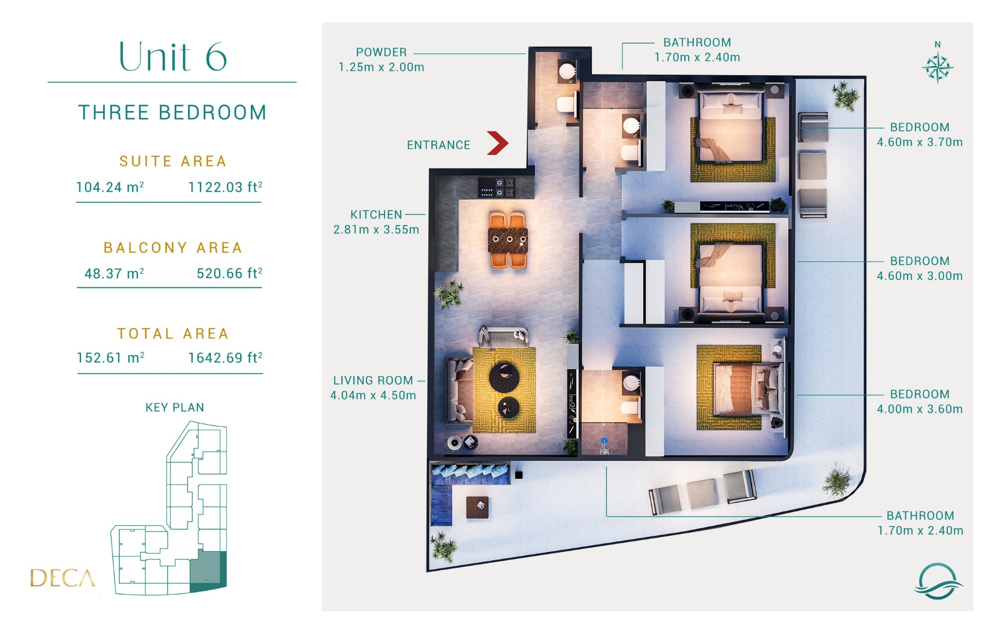 Milos Residences - 3 Bedroom Apartment