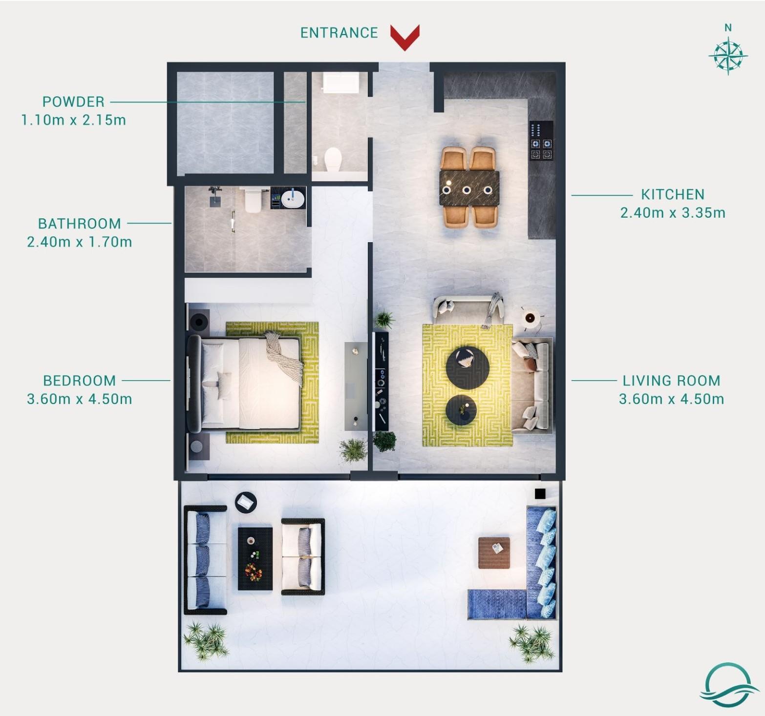 Milos Residences - 1 Bedroom Apartment
