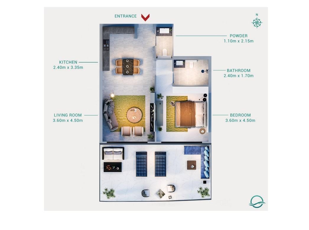 Milos Residences - 1 Odalı Daire - Dubailand'de Konforlu Yaşamın Adresi