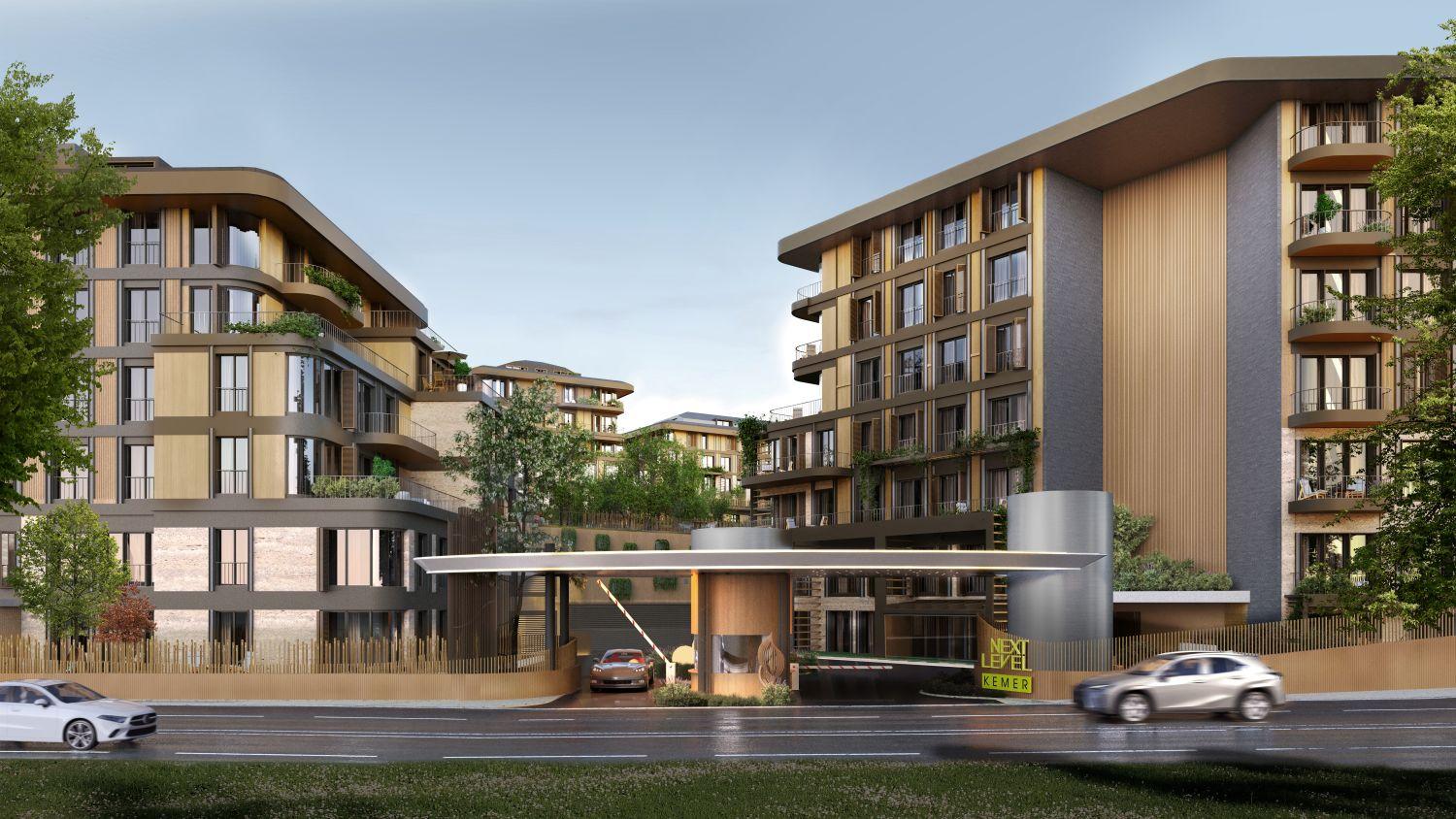 1+1 Apartment in Next Level Kemer Project - Luxury & Nature-Infused Living - Suitable for Citizenship