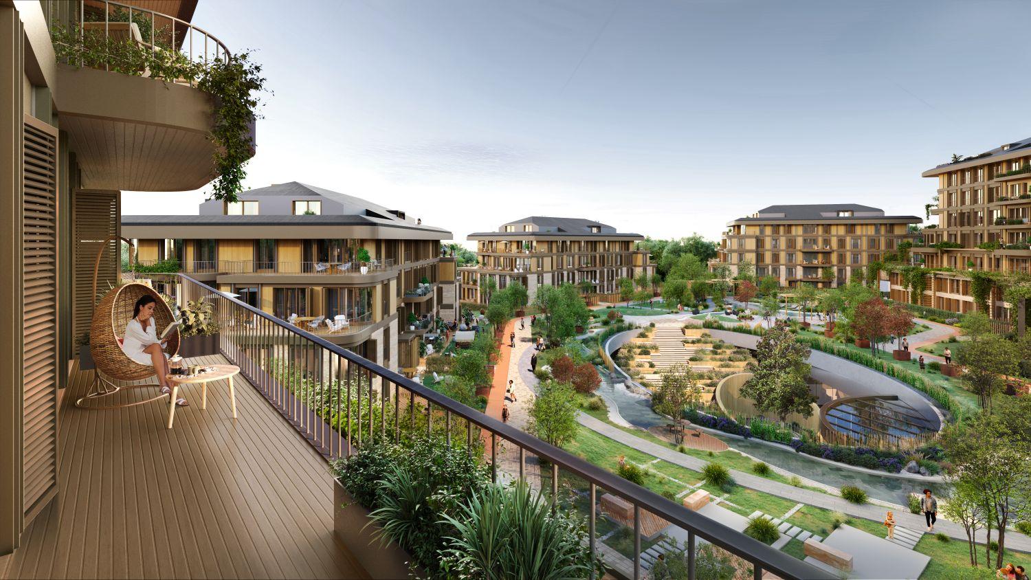 1+1 Apartment in Next Level Kemer Project - Luxury & Nature-Infused Living - Suitable for Citizenship