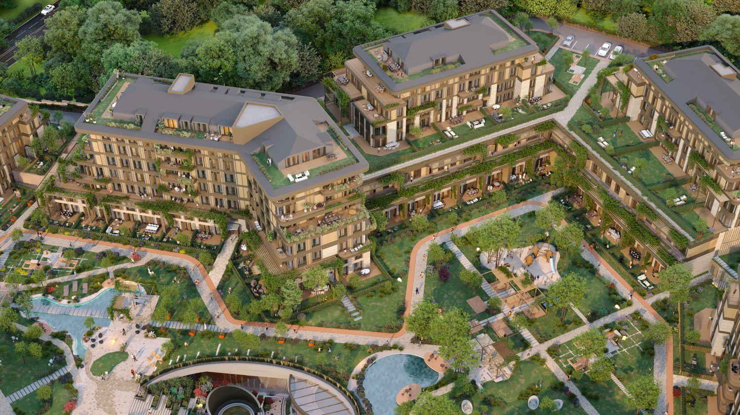 1+1 Apartment in Next Level Kemer Project - Luxury & Nature-Infused Living - Suitable for Citizenship