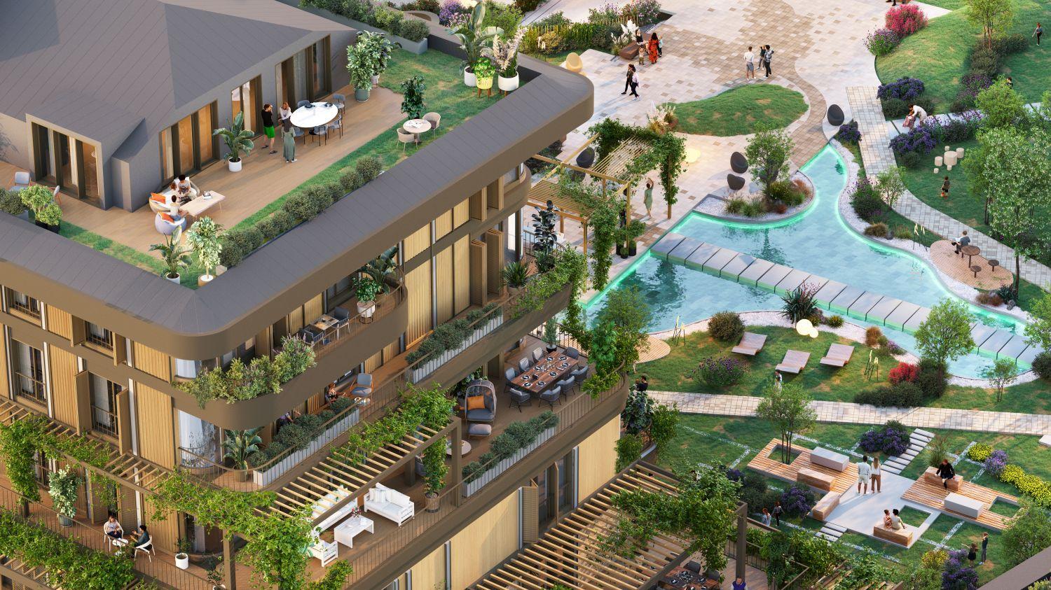 1+1 Apartment in Next Level Kemer Project - Luxury & Nature-Infused Living - Suitable for Citizenship