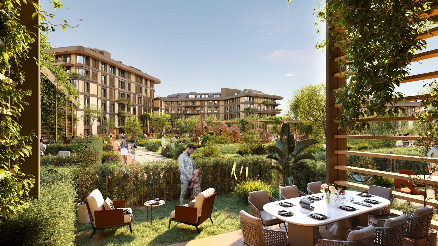 1+1 Apartment in Next Level Kemer Project - Luxury & Nature-Infused Living - Suitable for Citizenship