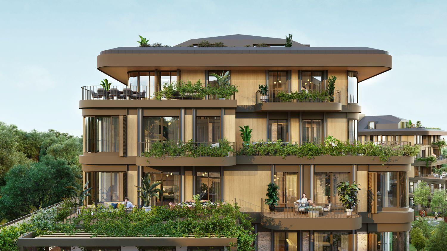 1+1 Apartment in Next Level Kemer Project - Luxury & Nature-Infused Living - Suitable for Citizenship