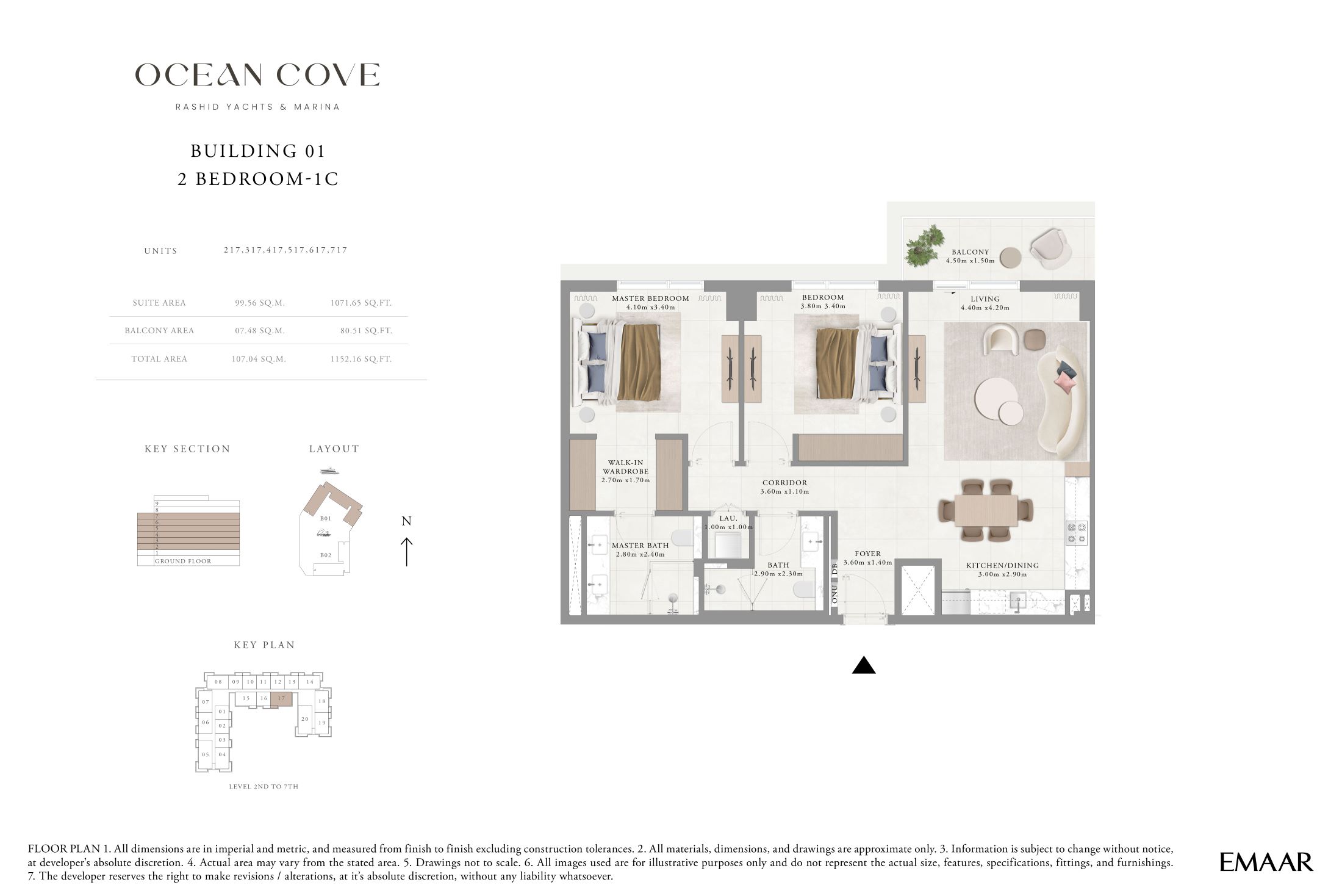 OCEAN COVE - 2 Bedroom Villas