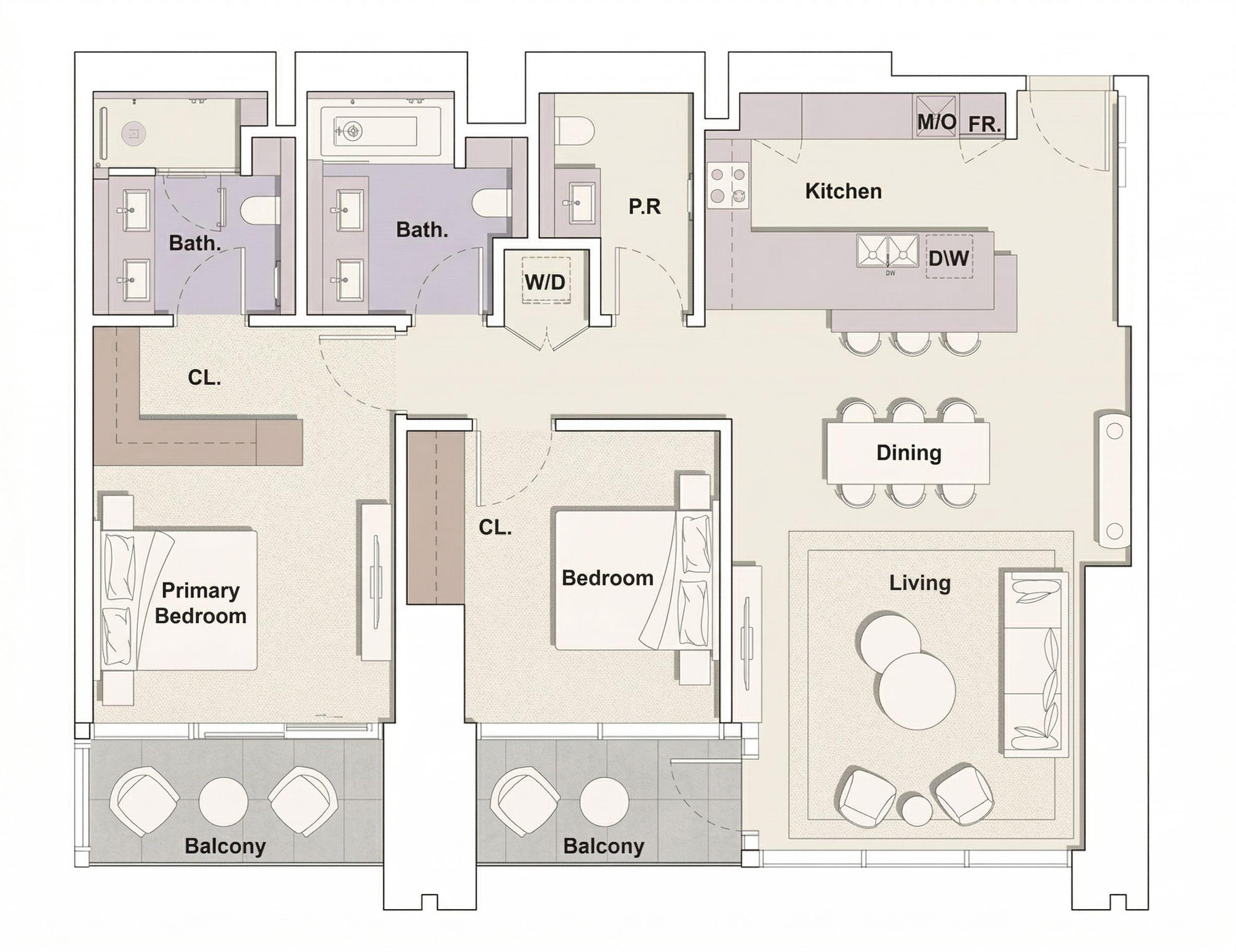 One Riverpoint - 2 Bedroom Apartment - Iconic Waterfront Living, Business Bay