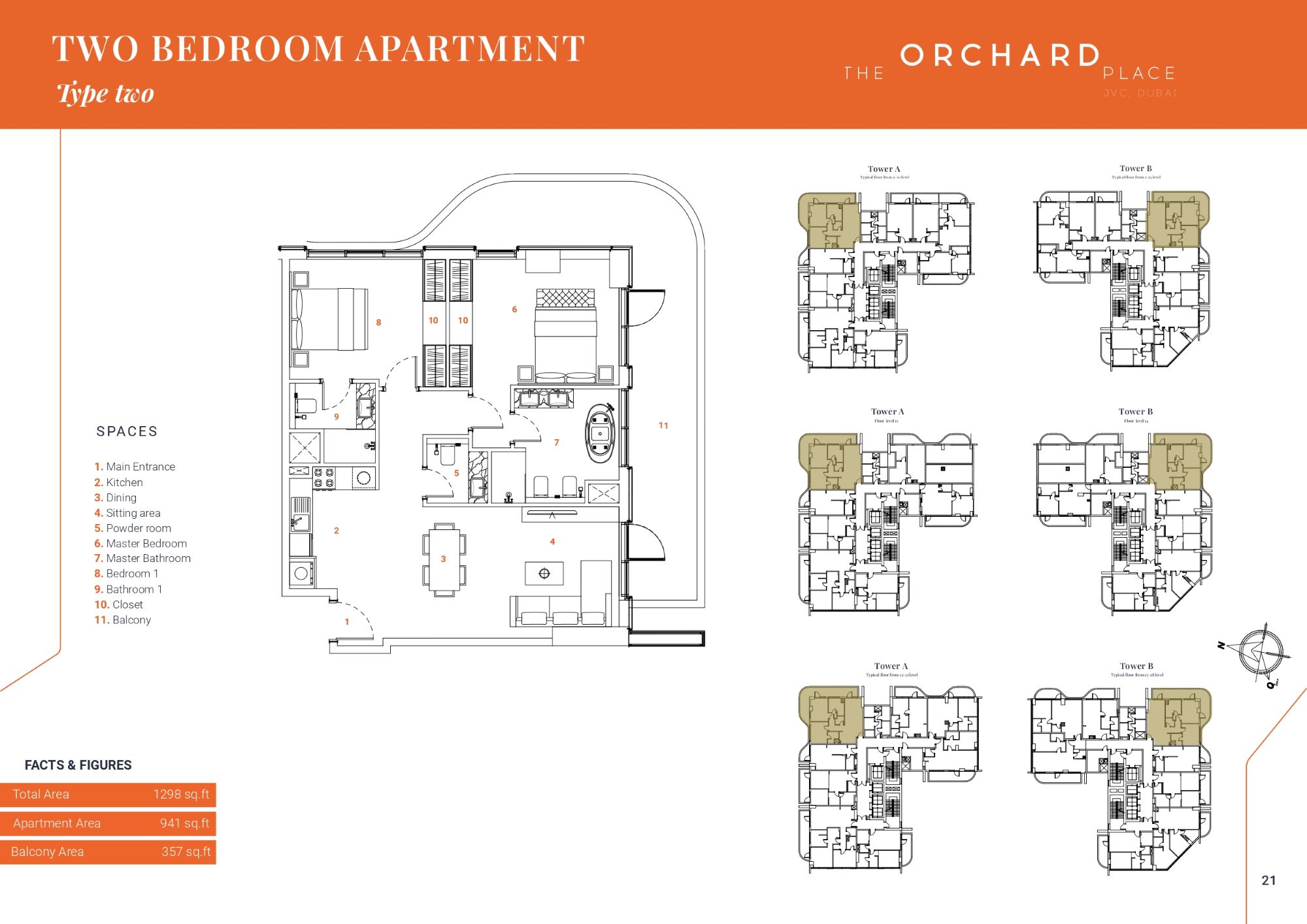 Orchard Place - 2 Bedroom Apartment