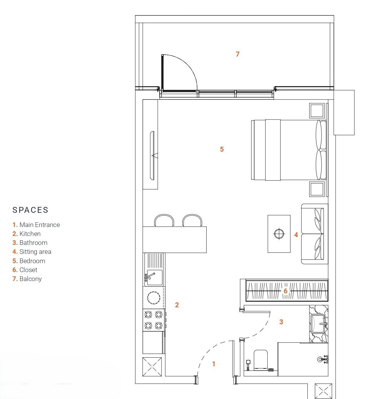 The Orchard Place - Studio - The New Destination for Modern Living in JVC