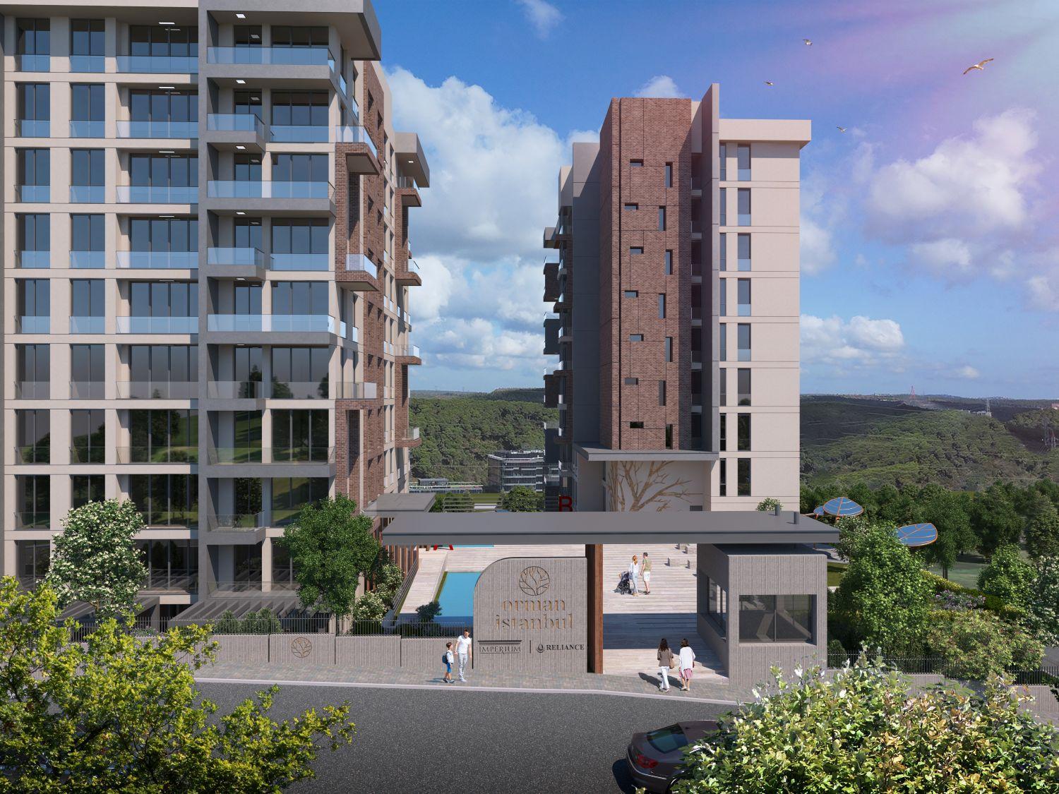2+1 Apartment with Closed Kitchen in Orman Istanbul – Suitable for Citizenship