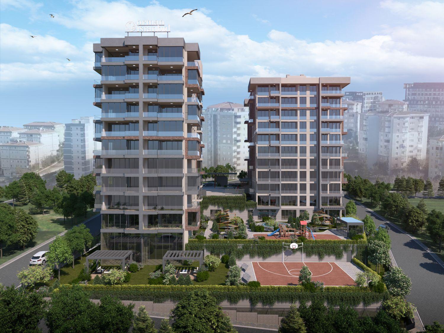 2+1 Apartment with Closed Kitchen in Orman Istanbul – Suitable for Citizenship