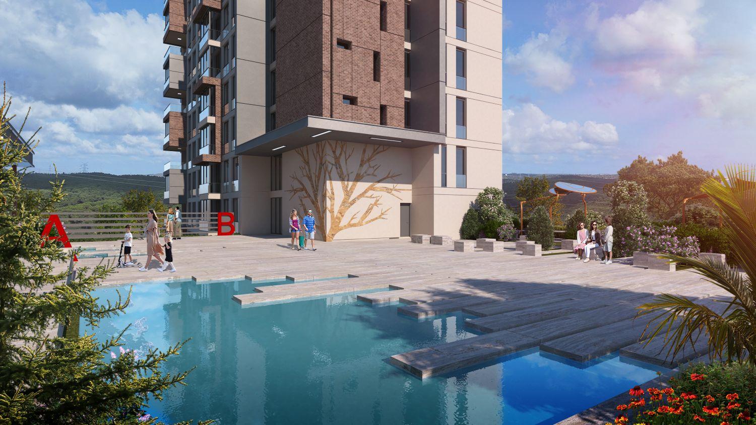 2+1 Apartment with Closed Kitchen in Orman Istanbul – Suitable for Citizenship