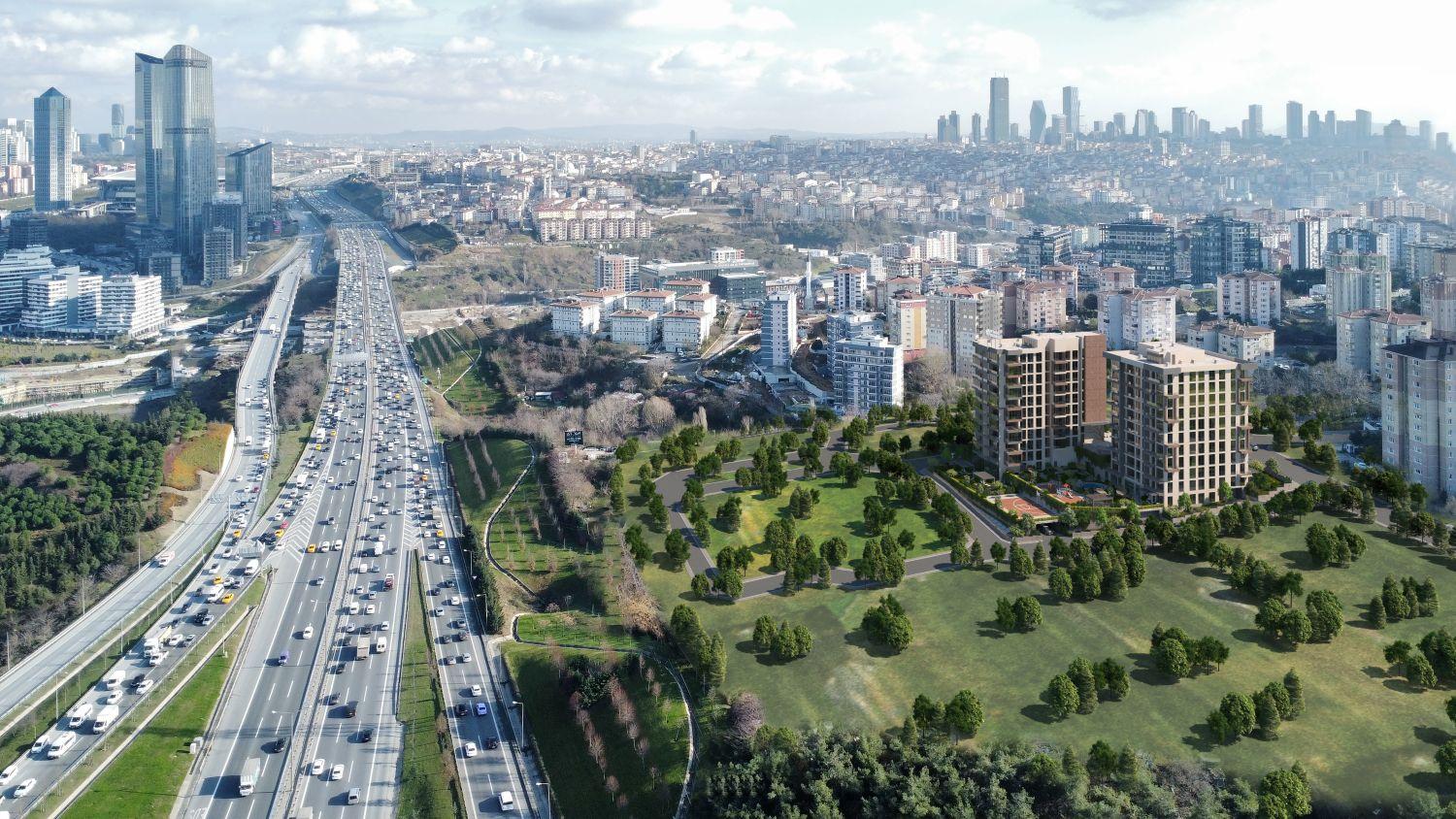 2+1 Apartment with Closed Kitchen in Orman Istanbul – Suitable for Citizenship